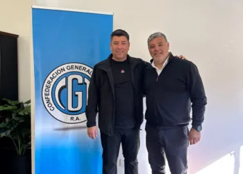 Burgos se reunió con Cristian Jerónimo en la CGT