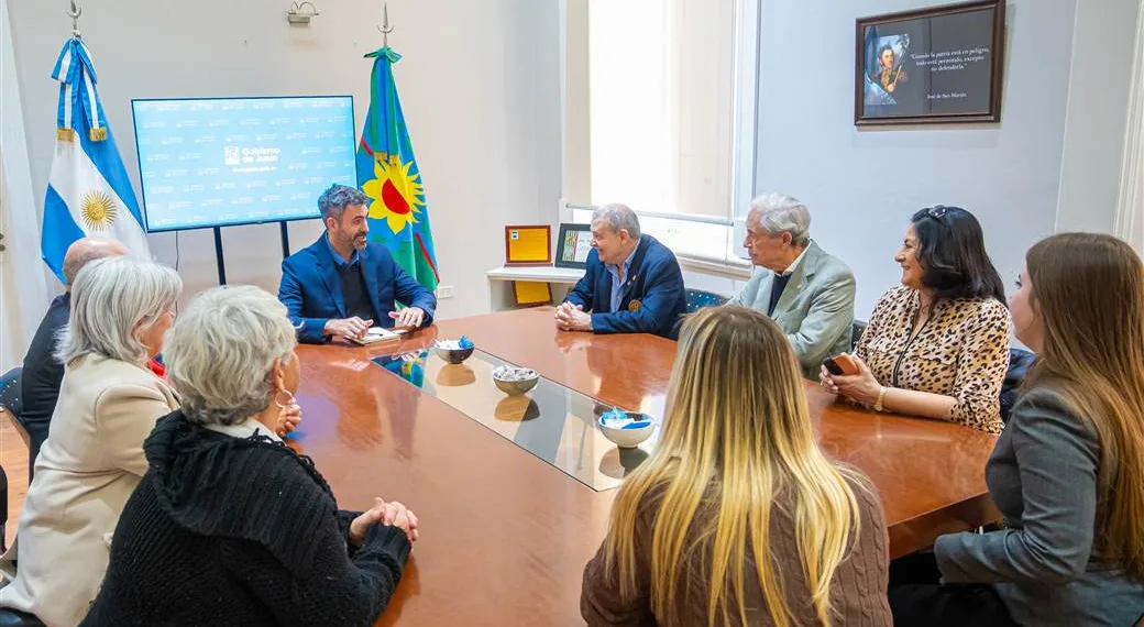 El intendente Fiorini recibió al gobernador del Distrito 4895 de Rotary Internacional